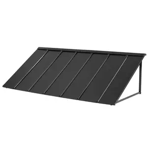 【SummerFinds】VEVOR Fixed Metal Awning 80 x 36 in,  Window Awning Door Canopy, Stable Triangle Steel Frame Exterior Awnings Rain, and Snow Sunlight Protection for Door Entrance, Windows, Porches, Balconies