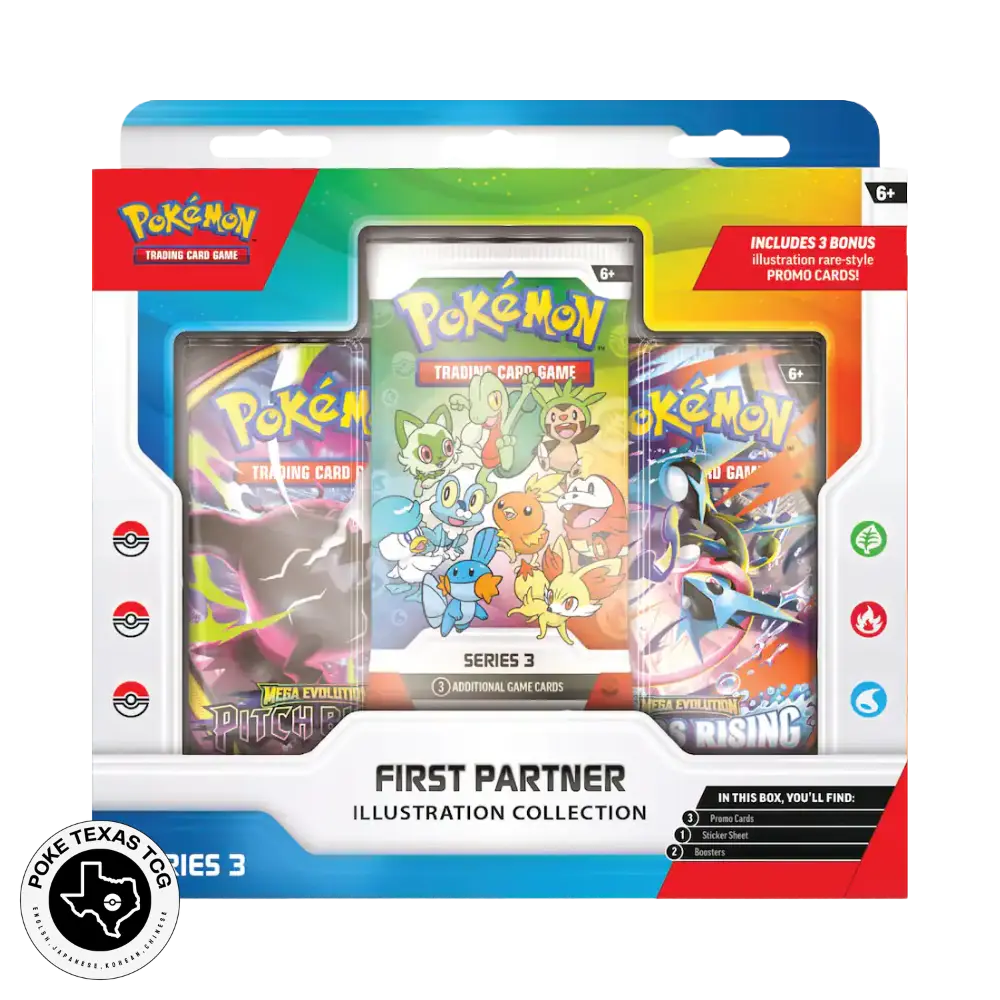 Pokemon First Partner Illustration Collection—Series 3 (Ship Sealed) [English]