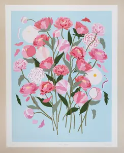 Peony Bouquet Print