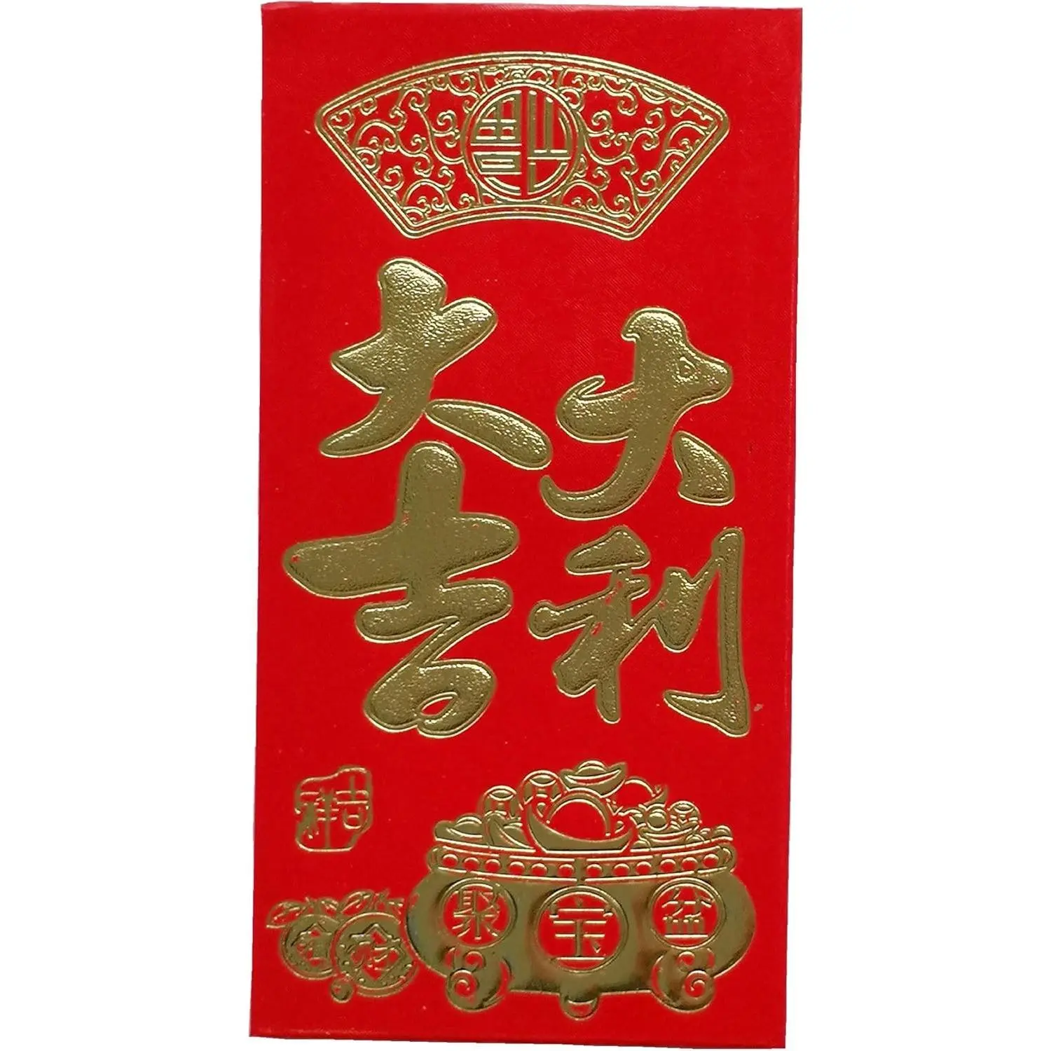 Chinese Classic Red Envelopes For All Occasions 6 pieces per package Red16