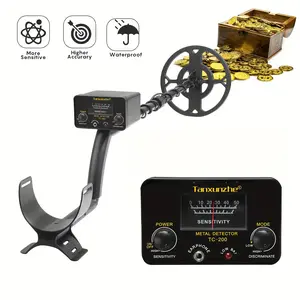 TC-200 Handheld Metal Detector Pinpointer: Precision Adventures for Treasure Hunters 14+, Battery-Powered