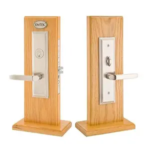 Emtek 3106WS Knob x Knob Dummy , Manhattan Mortise , Windsor Crystal Knob