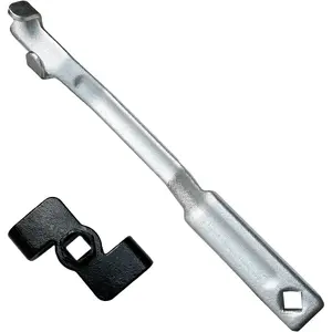 2 count Wrench Extender Tool Bar Set for 1/2 Inch Drive Breaker Bars, Universal Wrench Extension Adaptor, Effortlessly Loosen Stubborn Nuts & , , 20 Gram