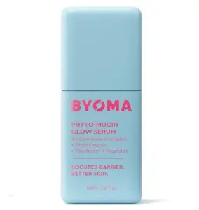 BYOMA Phyto-Mucin Glow Serum - Mucin Face Serum for Glass Skin - Plumps, Primes + Hydrates - Flawless Primer and Makeup Base - Strengthens Skin Barrier - 1.35 fl.oz