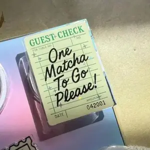 Cute Matcha Quote Magsafe Phone Grip - “One Matcha To Go Please” Magnetic Pop Socket & Kickstand - Coffee Lover Gift