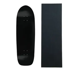 Moose Old School Deck 10" x 33" Black with Griptape