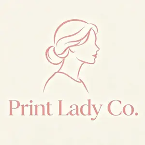 Print Lady Co. shop logo
