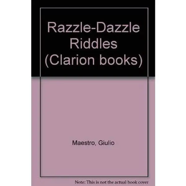 USED-Razzle-Dazzle Riddles by Giulio Maestro (Paperback)