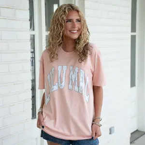 Lulumac Camo Adult Peachy Comfort Colors Tee