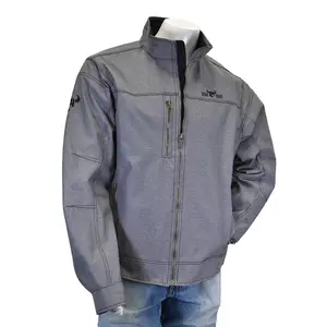 Men's Cowboy Hardware Charcoal "Bar CH" Tech Jacket