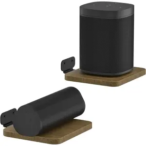 Pairs of Speaker Wall Mount for Sonos Speaker Mounts - Adjustable Floating Wall Shelves for Sonos One(Gen 2), One SL,Play:1, Roam 2, Era 100 and More Small Speakers Mounting Shelf