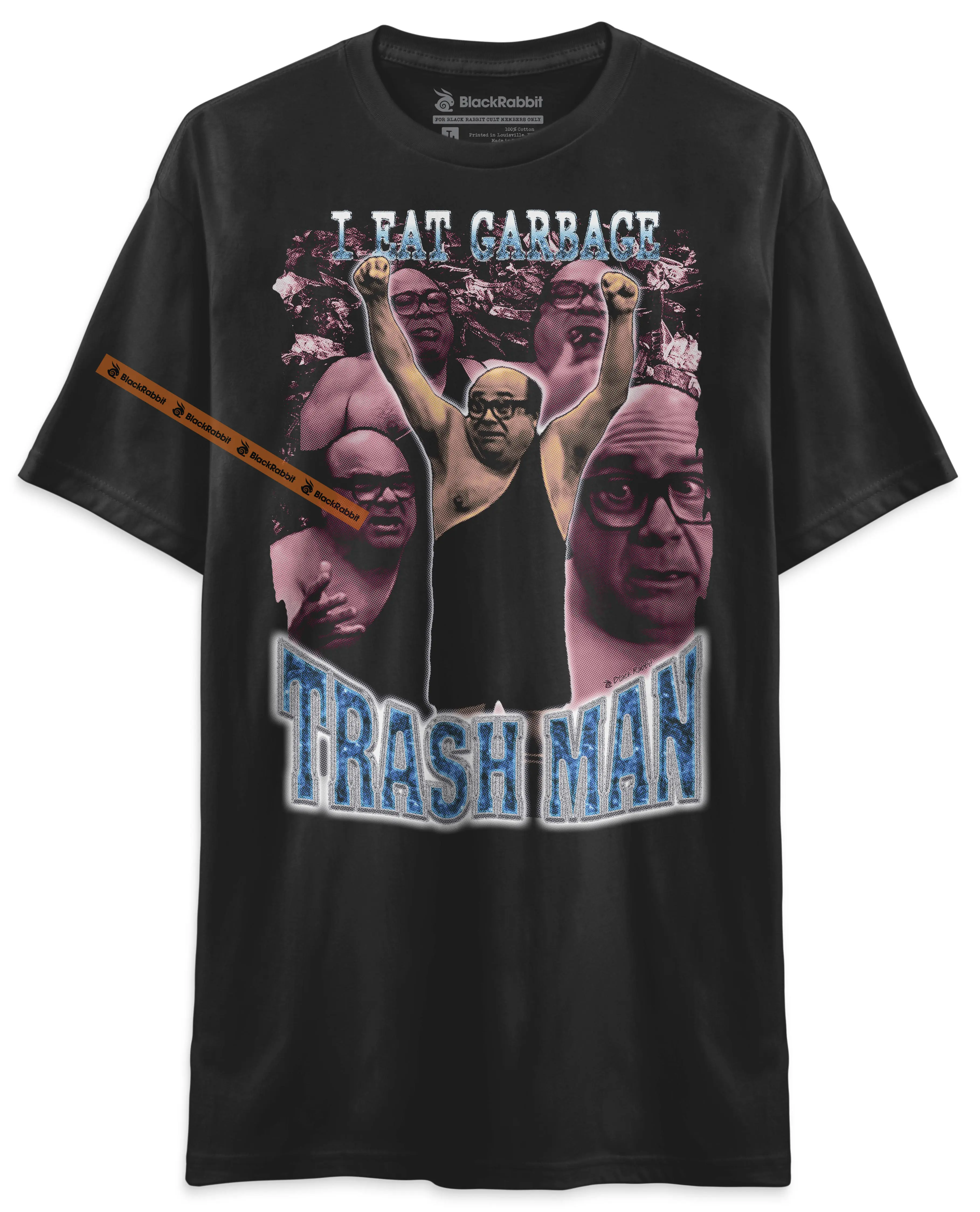 BLACK RABBIT It's Always Sunny In Philadelphia Trash Man Frank Reynolds Retro Vintage Bootleg Wrestling Unisex Classic T-Shirt