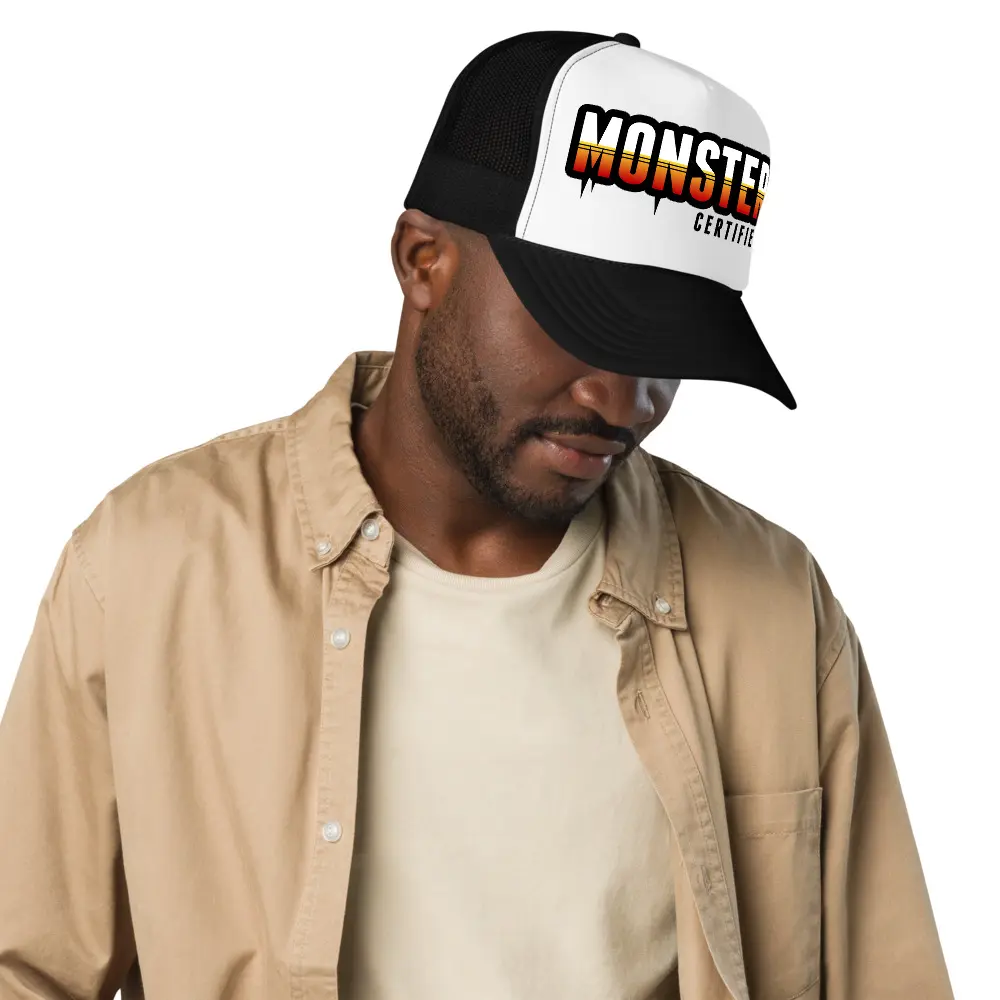 MONSTER Certified Foam Trucker Hat - Comfortable Fit, Durable Design, Ideal for Everyday Wear