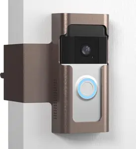 Anti Theft Ring Doorbell Mount: Metal Ring Apartment Door Mount Blink Doorbell Camera Holder No Drill - Renter Friendly Ring Doorbell Mount No Damage