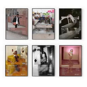 [Album Collection - Sale Up To 41%] Blood Orange Album Poster Collection - Indie R&B Wall Art - Minimalist Aesthetic Decor - Gift for Music Lovers [Unframed - Print Only]