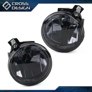 CROSSDESIGN Fit For 2001-2003 2004 Dodge Durango Pair Fog Lights Lamp Smoked lens Left Right