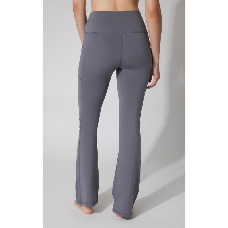 Polarlux Tribeca Elastic Free Full Length Side Pocket Flare Leg Pant