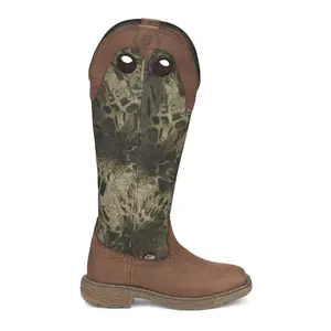 Justin Original Workboots Womens Rush Strike Resisting 17 Inch Electrical Hazard Soft Toe  Work/Duty - Brown, Green