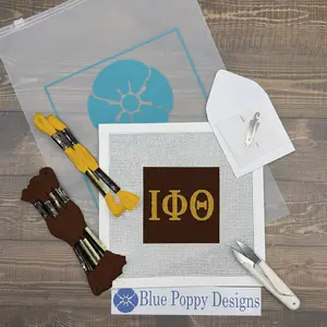 Iota Phi Theta 4x4 Needlepoint Kit