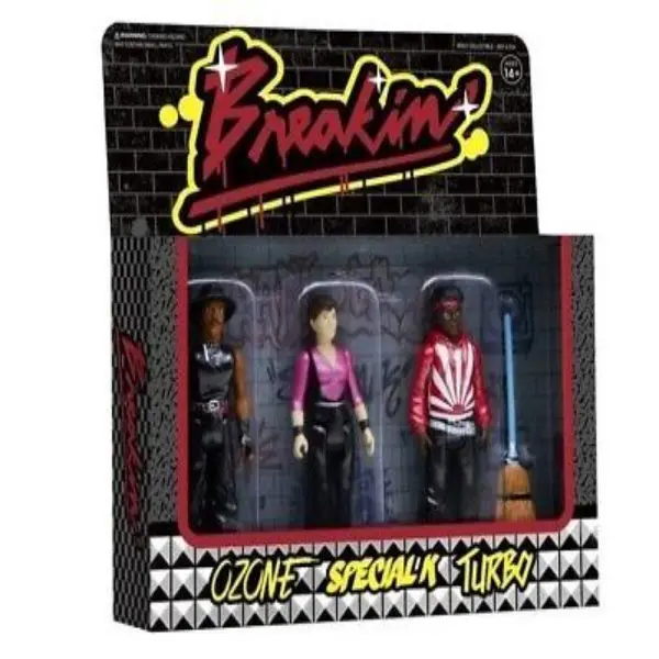Breakin - Super7/Reaction Figure - Wave 1 - Ozone, Special K & Turbo - 3.75 Inch - 2019 SDCC Exclusive