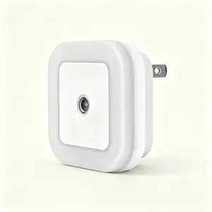 Night Light, Night Lights Plug into Wall, Plug in Night Light, Dusk to Dawn Nightlight Led Night Lights for Bedroom, Bathroom, Hallway White Home Lighting