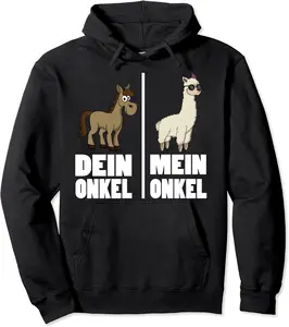 Uncle Funny Donkey Your Uncle My Uncle Llama Pullover Hoodie - Latellestcha Shop 66B09LWQBQ7F