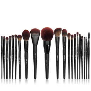Jessup 21Pcs Pro Makeup Brushes Set Premium Synthetic Foundation Contour Blush Blending Brush, Black T271 TikTokShopBlackFriday