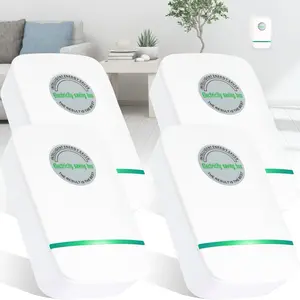 4PCS Plug-In Power Box with US Plug 2026 Updated Design Compatible with 90–250V Input Range