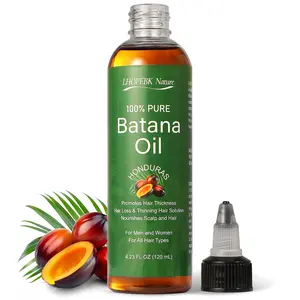 LHOPEBK Nature Organic Batana Oil for Hair Growth Pure Natural Deeply Nourishing Scalp for Thicker Stronger Hair 4.23 FL OZ Haircare Comfort