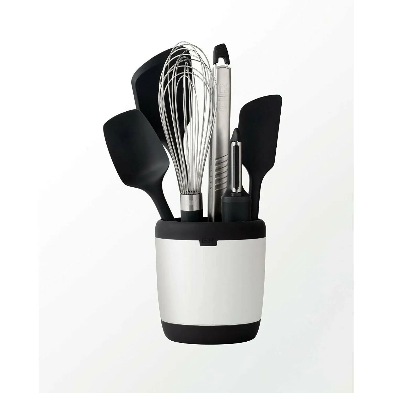 GIR Get it Right 7pc Premium Silicone Ultimate Kitchen Utensil Set - Black