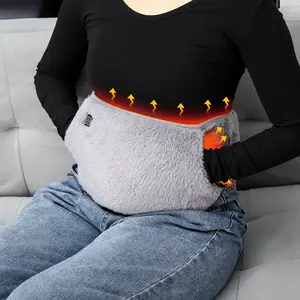 Portable Warming Heating Belt, USB Plug-in Electric Waist Warmer Hand Warmer, 3-speed Temperature Control, Fast Heating, Suitable for Women's Special Period
