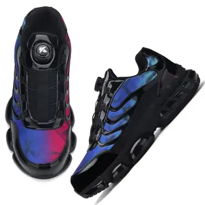 Black Work & Safety Footwear Steel Toe Shoes for Men Indestructible Puncture-Proof Composite Toe Protection Lightweight Comfortable Safety Shoes