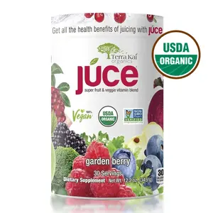 Terra_Kai USDA Organic Juce Super Fruit & Veggie Powder, Antioxidants Support Cellular Repair, Aids in Healthy Digestion,  12.2 Ounces