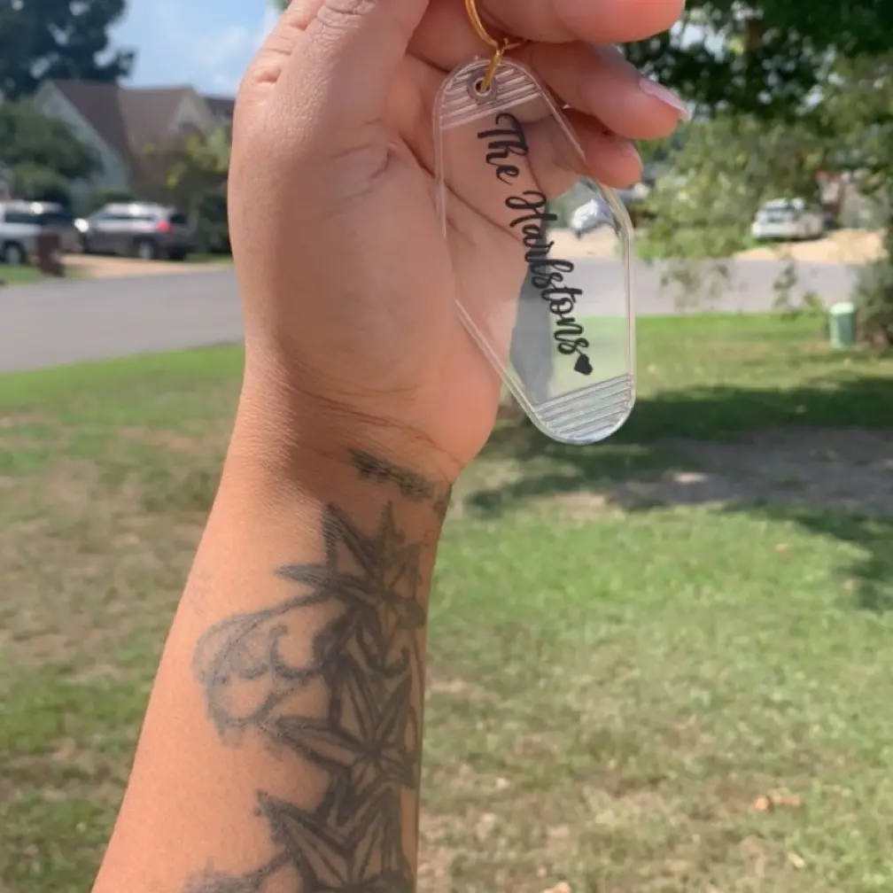 Customized Motel Keychain
