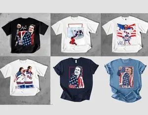 USA Hockey Legend J3ck Hugh3s Short Sleeve Shirt Comfort Colors