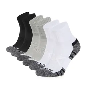 CLOSEMATE Ankle Sports Socks for Men Breathable Low-cut Socks for Running & Training Soccer 6 Pairs