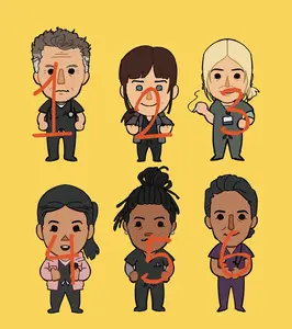 2-inch The Pitt acrylic keychain, dana evans, victoria javadi