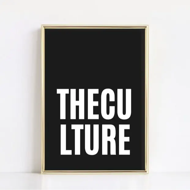 Artistic Black History Vintage Letters Print Poster - Black and White Minimalist Bold Text Artwork, Multi-Size Single Sheet Photo Paper Wall Art, Home Decor Supplies for Room Decoration