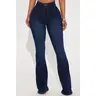 Rosemary Stretch Flare Jeans - Dark Wash