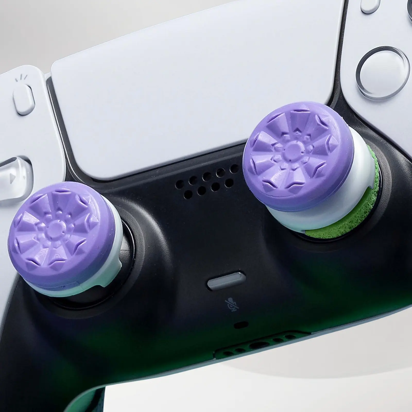 Aim Thumb Grip Joystick Caps For PS5 and PS4 Controller, Pro Thumbsticks and Precision Ring For FPS Gamer, Anti-Slip, Grips, Improves Accuracy, Gaming Console Accessories, Boost Kit