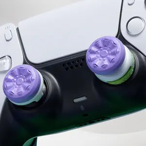 Aim Thumb Grip Joystick Caps For PS5 and PS4 Controller, Pro Thumbsticks and Precision Ring For FPS Gamer, Anti-Slip, Grips, Improves Accuracy, Gaming Console Accessories, Boost Kit
