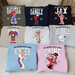 The Amazing Digital Circus T-shirt, TADC Characters Sweatshirt, Circus Fan Gift, Circus Theme Hoodie, Anime Gift