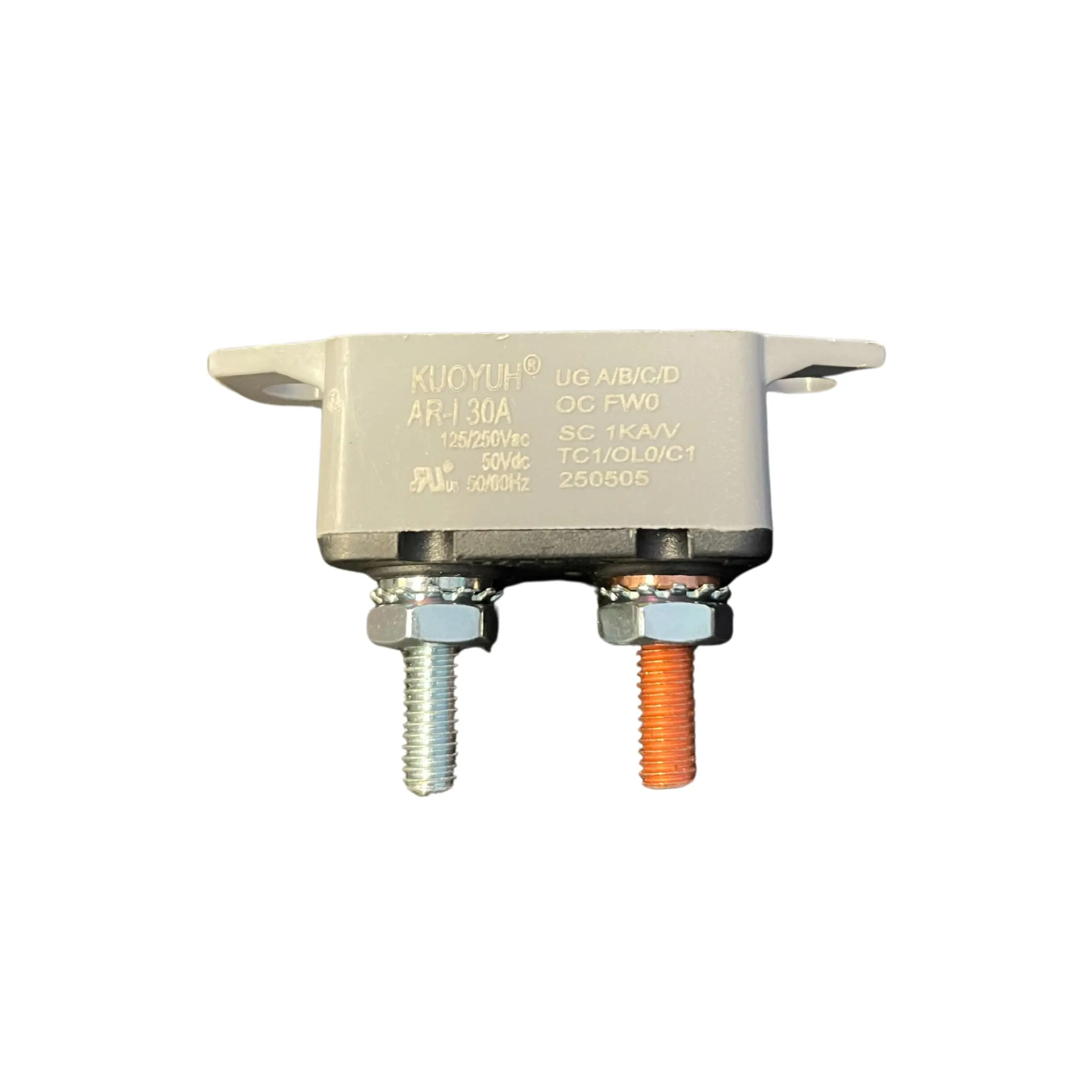 30-Amp or 50-Amp 12 Volt Automatic Reset Circuit Breaker Outdoor Protector