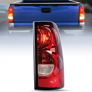 Nilight Taillight Assembly for 2003 2004 2005 2006 Chevy Silverado 1500 1500HD 2500 2500HD 3500 2007 Chevrolet Classic OE Style Passenger Side Tail Rear Lamp w/Bulb Harness