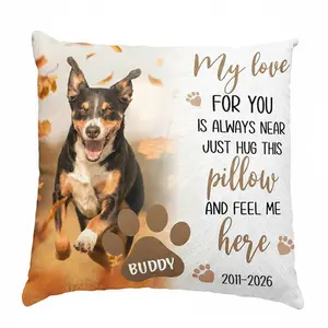 Custom Memorial Pet Pillow - Comfortable Design for Pets, Soft and Stylish, Suitable for Various Pet Environments
