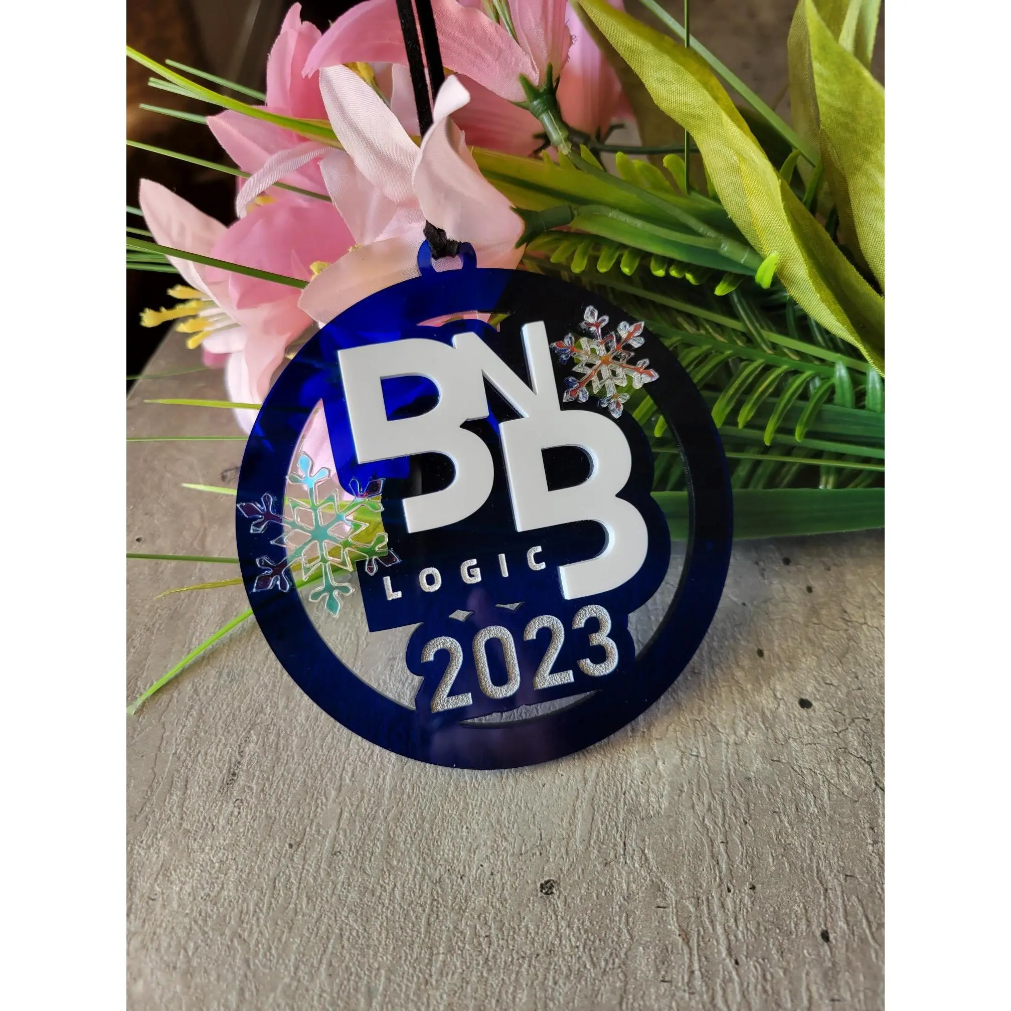 Custom Business Logo Ornament - Premium