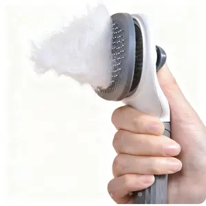 Self-Cleaning Shedding Brush - A skin-friendly beauty tool suitable for dogs, cats, and puppies, ideal for both long-haired and short-haired pets