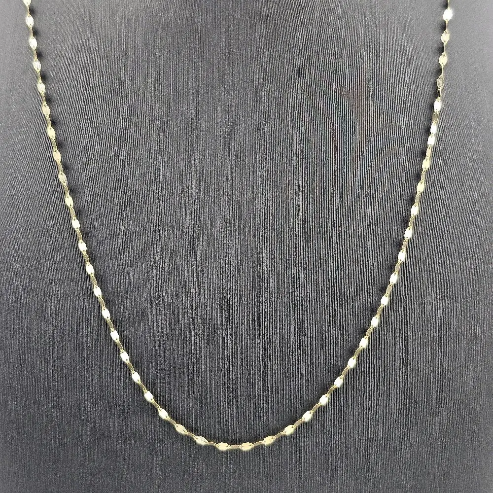 14k Gold Chain 18 Inches Long - Simple Gold Necklace Chain as Described