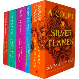 A Court of Thorns and Roses 5-Book Box Set by Sarah J. Maas – Fantasy Young Adult Series paperback
