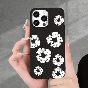 Flower Pattern Phone Case, Casing, Decorative Phone Protector Cover, Phone Accessories Compatible with iPhone 11 12 13 14 15 16 Series